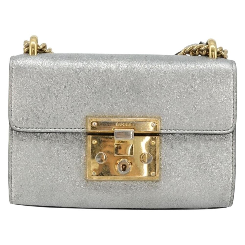 Gucci Padlock Shoulder Bag NM GG Coated Canvas and Leather Medium